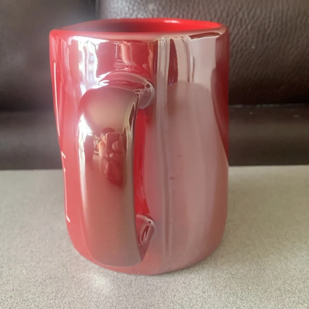 Rae Dunn SNOW WHITE Red Luster Mug Artisan Collection by Magenta Disney Princess - Picture 2 of 5